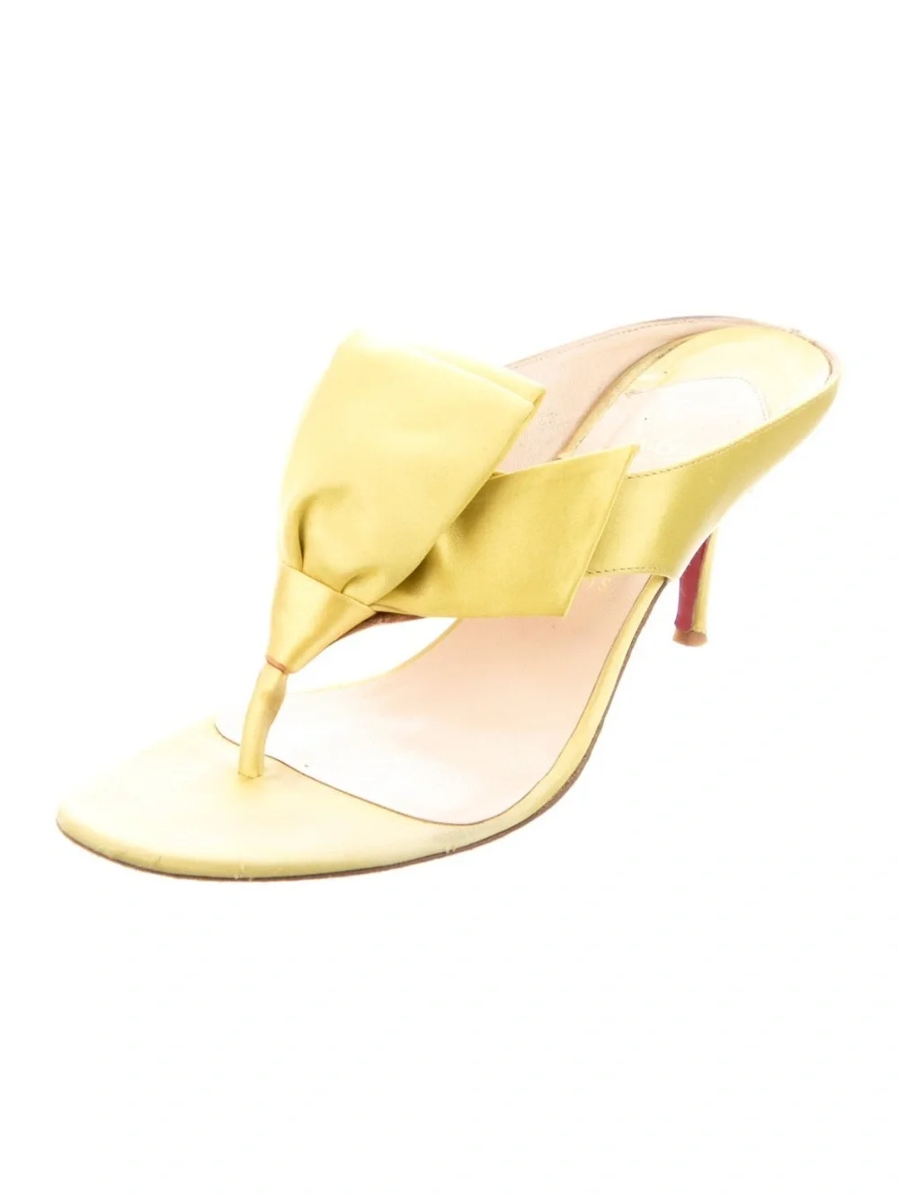 Christian Louboutin Satin Knot Sandals